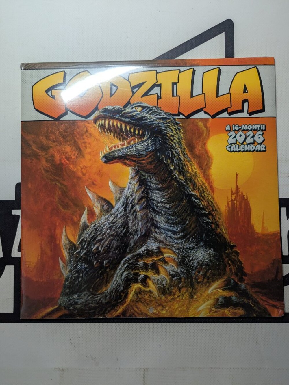 Godzilla a 16-Month 2026 Calendar Mechagodzilla Kiryu Mothra Gigan Biollante